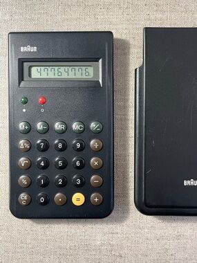 Original 1980s Braun ET66 Calculator – Dieter Rams Iconic Inspiration for Apple